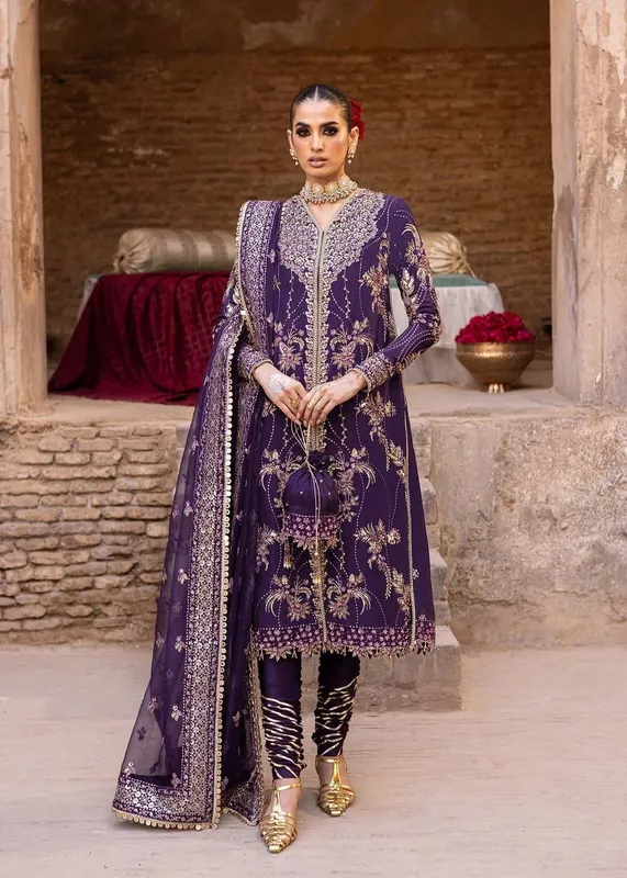 Akbar Aslam Dastaan Luxury Formals Organza – view 1 – Poshaq