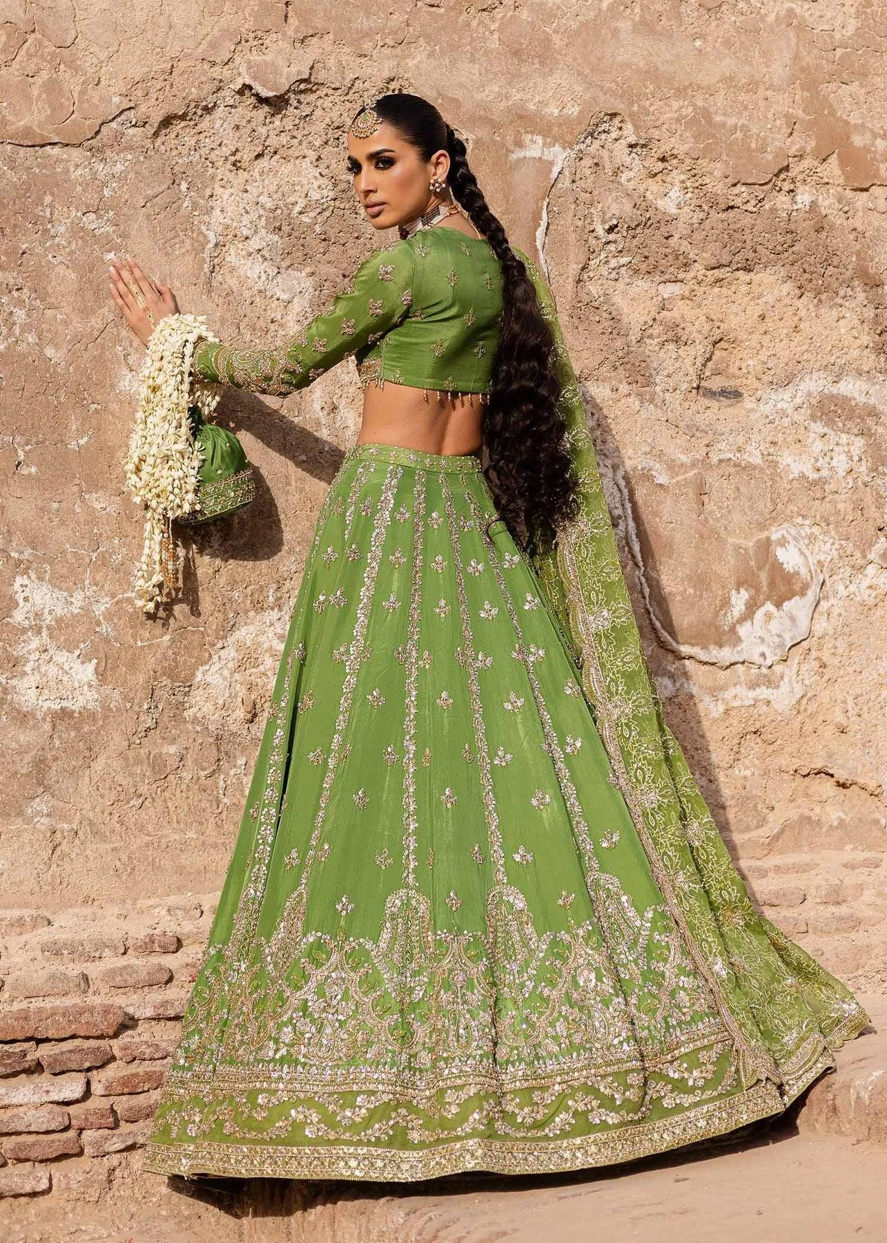 Akbar Aslam Dastaan Luxury Formals Organza – view 2 – Poshaq