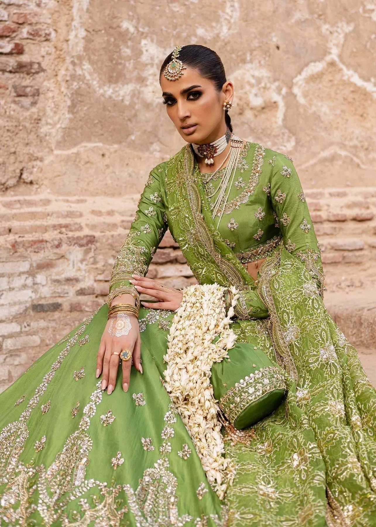 Akbar Aslam Dastaan Luxury Formals Organza – view 6 – Poshaq