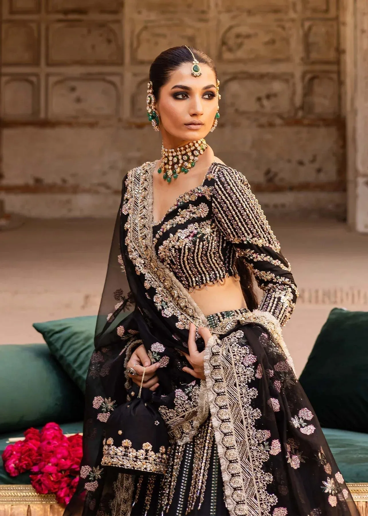 Akbar Aslam Dastaan Luxury Formals Organza – view 5 – Poshaq