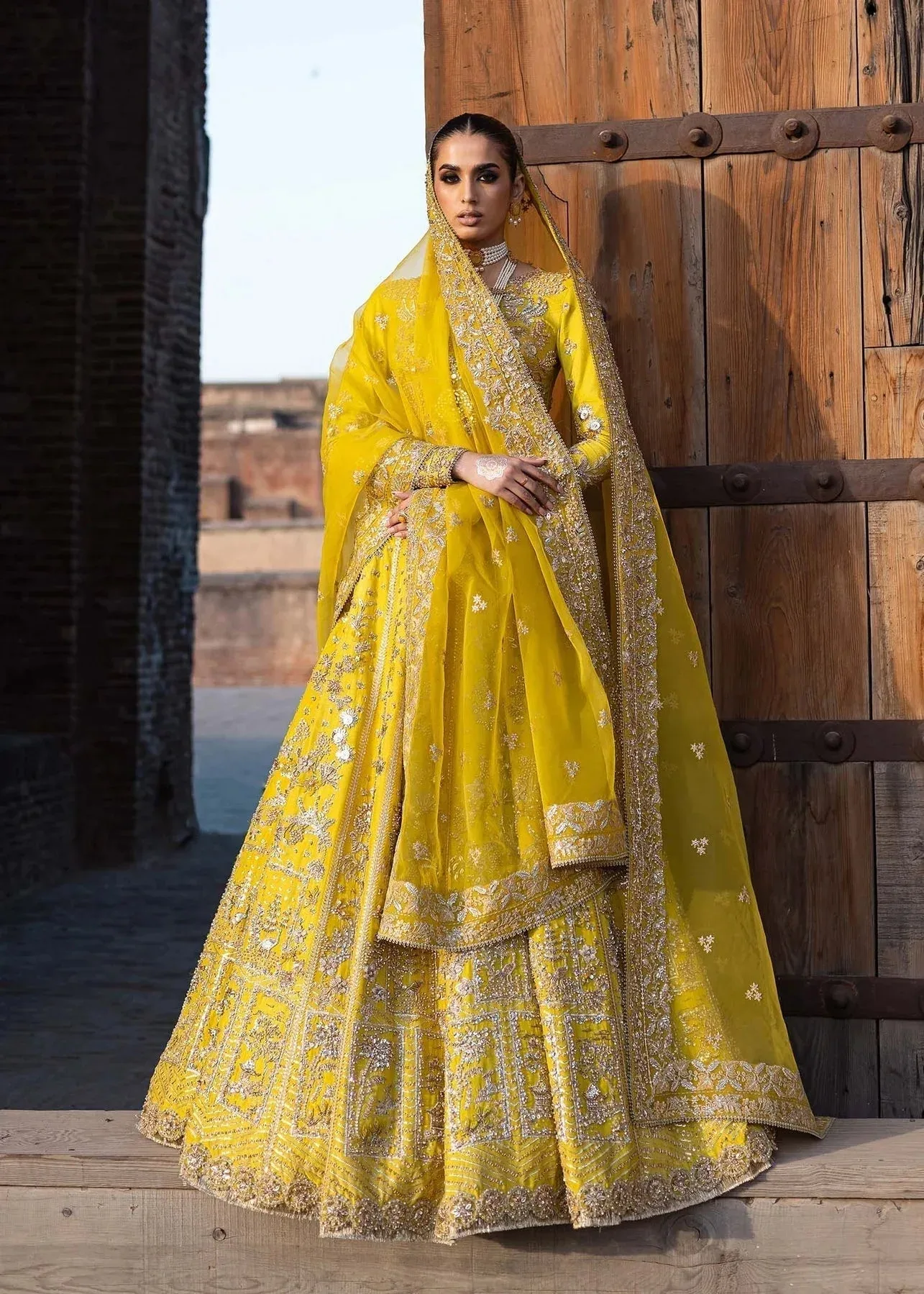 Akbar Aslam Dastaan Luxury Formals Organza – view 7 – Poshaq