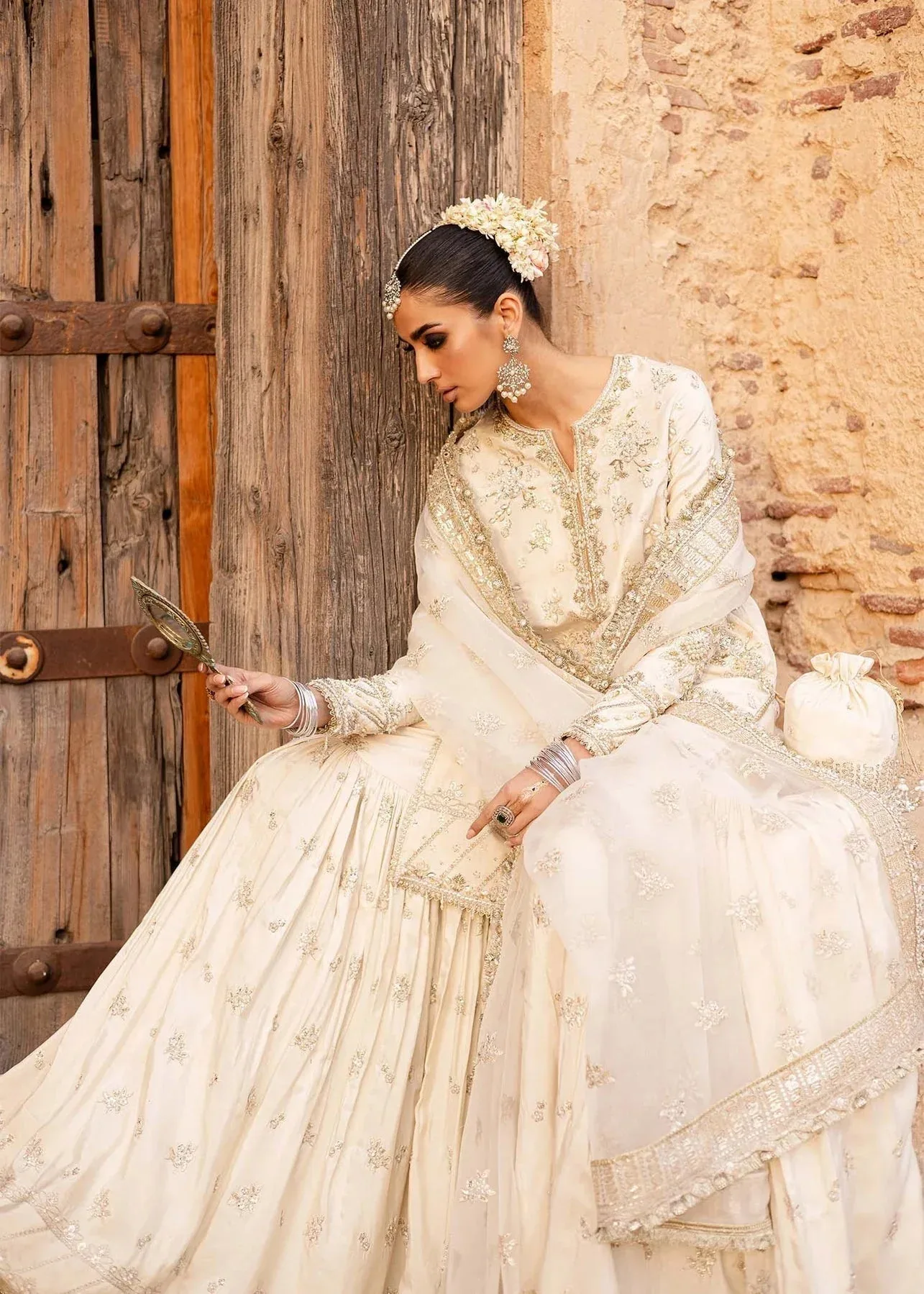 Akbar Aslam Dastaan Luxury Formals Organza – view 6 – Poshaq