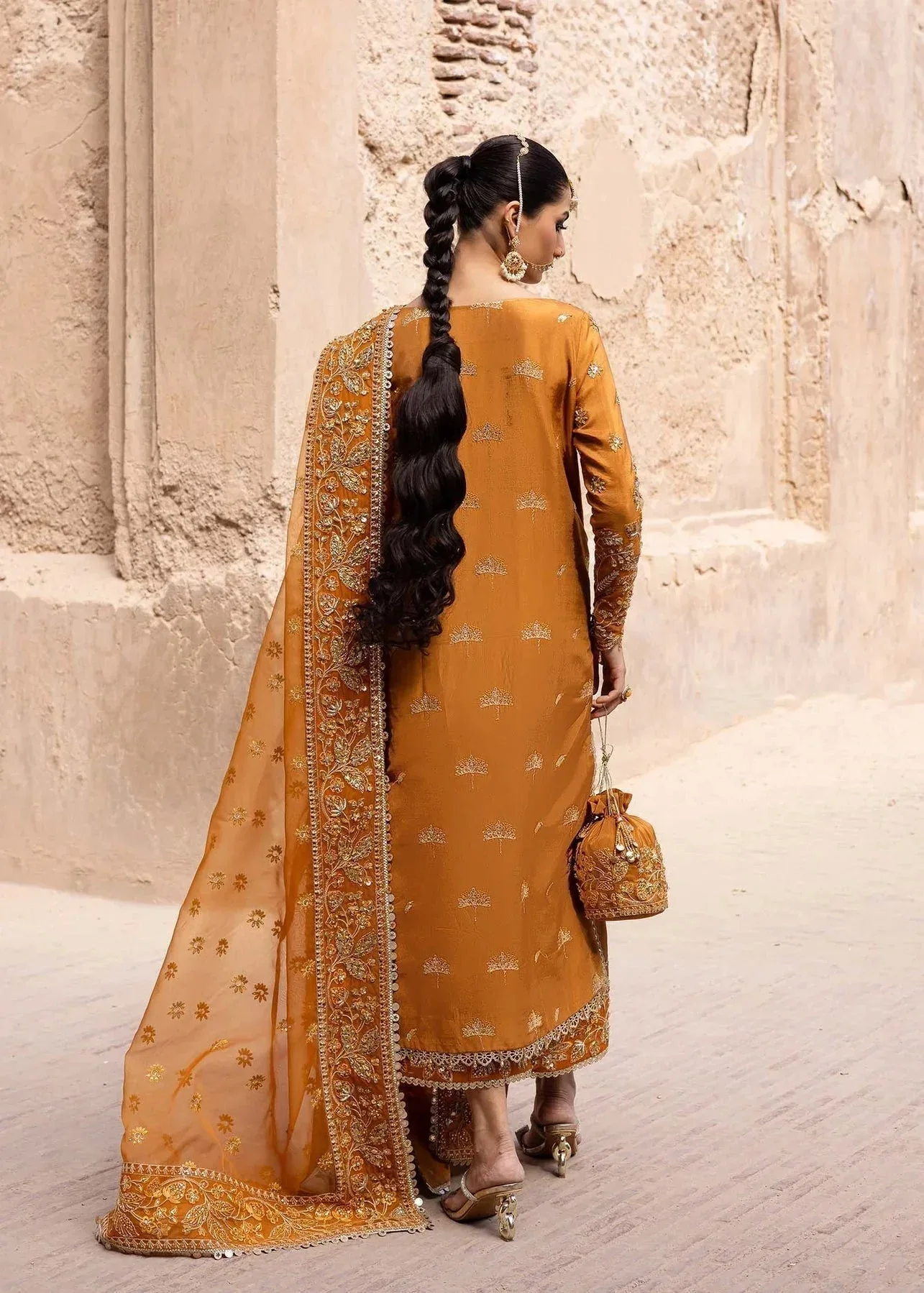 Akbar Aslam Dastaan Luxury Formals Organza – view 2 – Poshaq