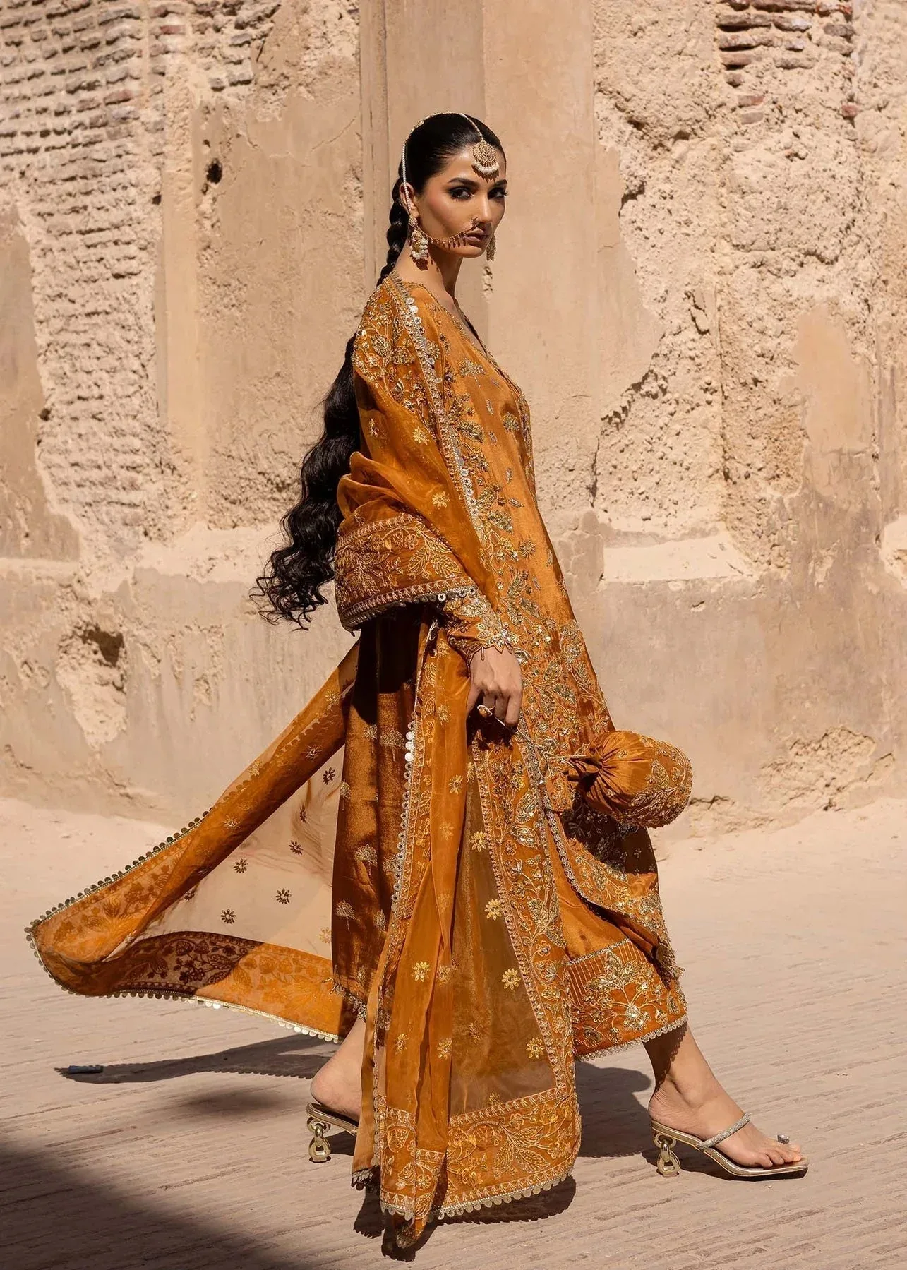 Akbar Aslam Dastaan Luxury Formals Organza – view 7 – Poshaq