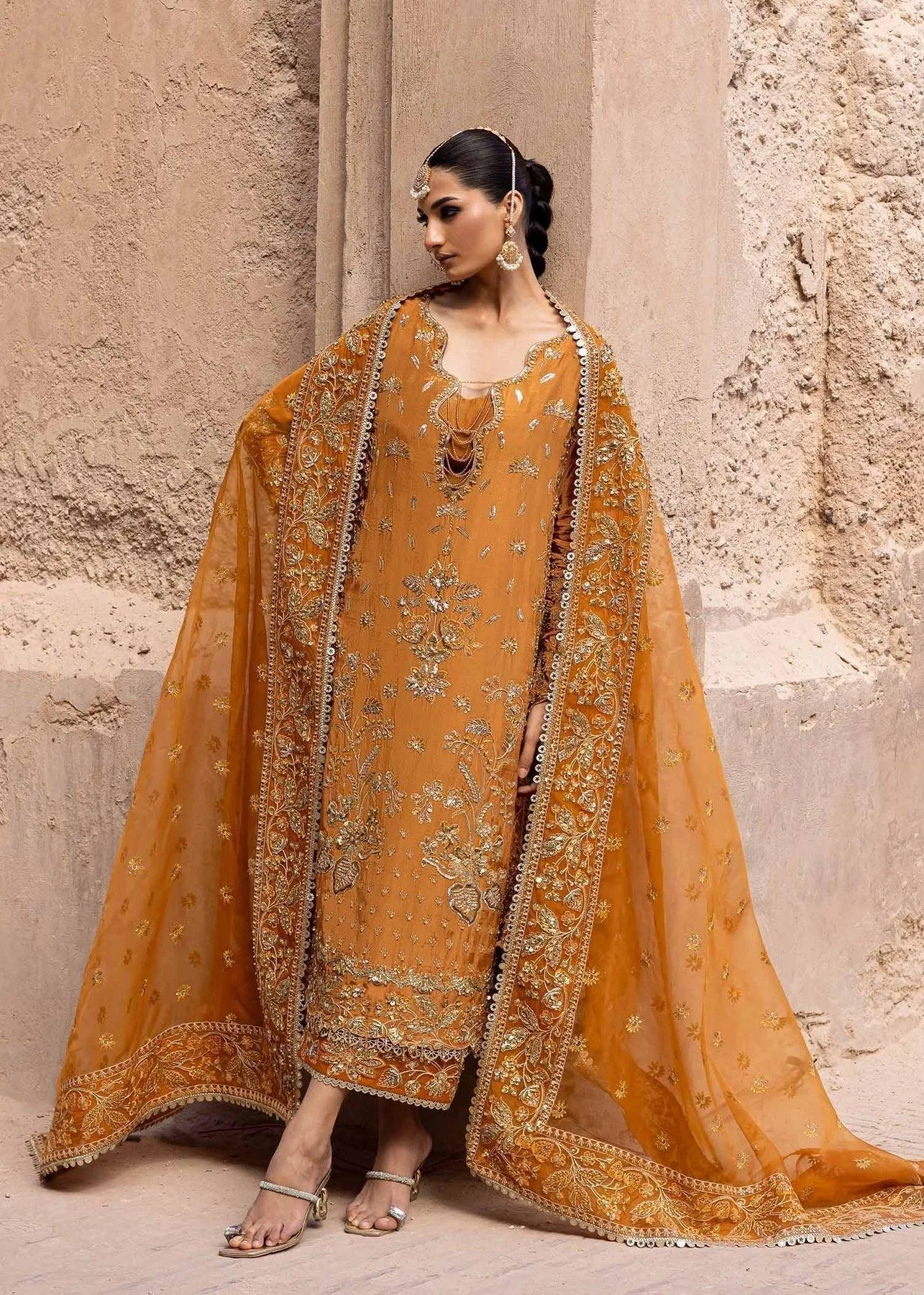 Akbar Aslam Dastaan Luxury Formals Organza – view 8 – Poshaq