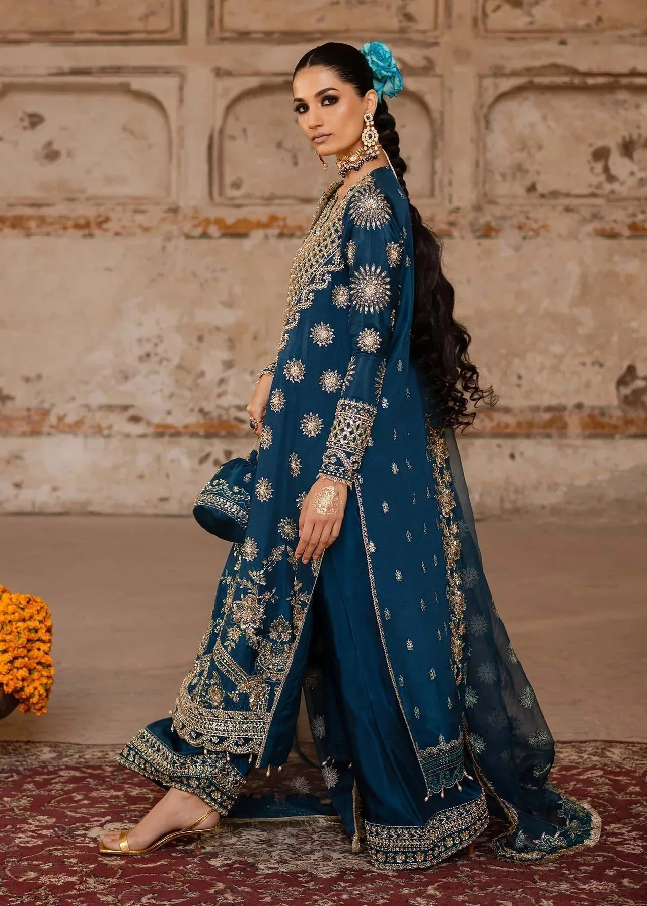 Akbar Aslam Dastaan Luxury Formals Organza – view 5 – Poshaq