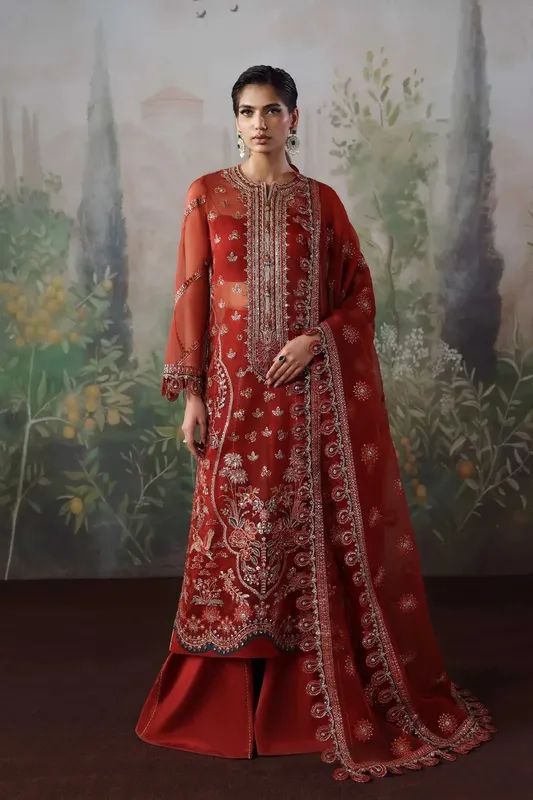 Akbar Aslam Deewani Wedding Formals Raw Silk – view 1 – Poshaq