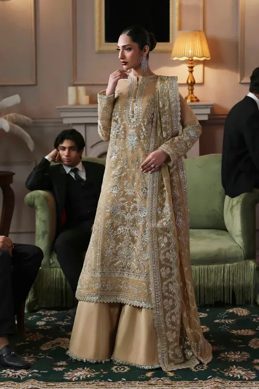Akbar Aslam Deewani Wedding Formals Raw Silk – view 1 – Poshaq