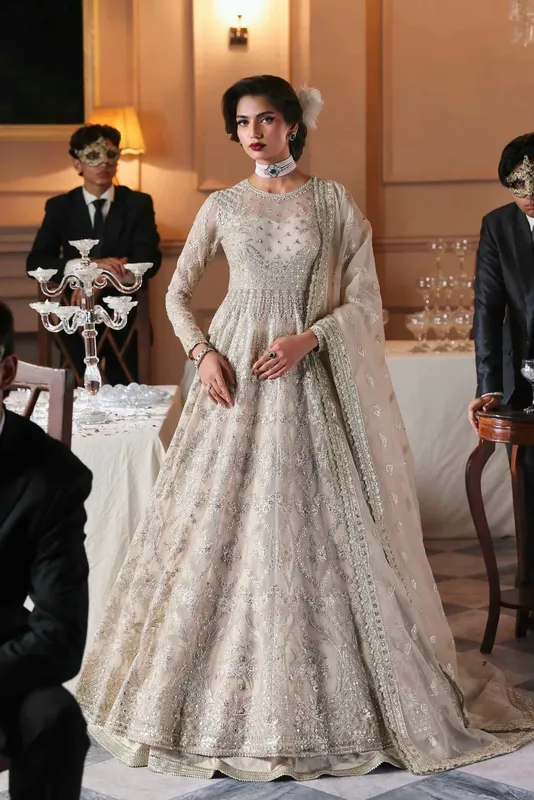 Akbar Aslam Deewani Wedding Formals Raw Silk – view 1 – Poshaq