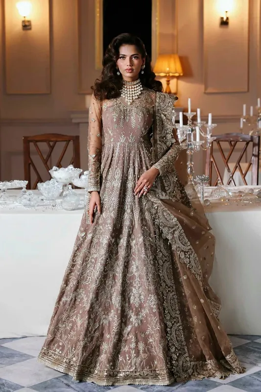 Akbar Aslam Deewani Wedding Formals Organza – view 1 – Poshaq