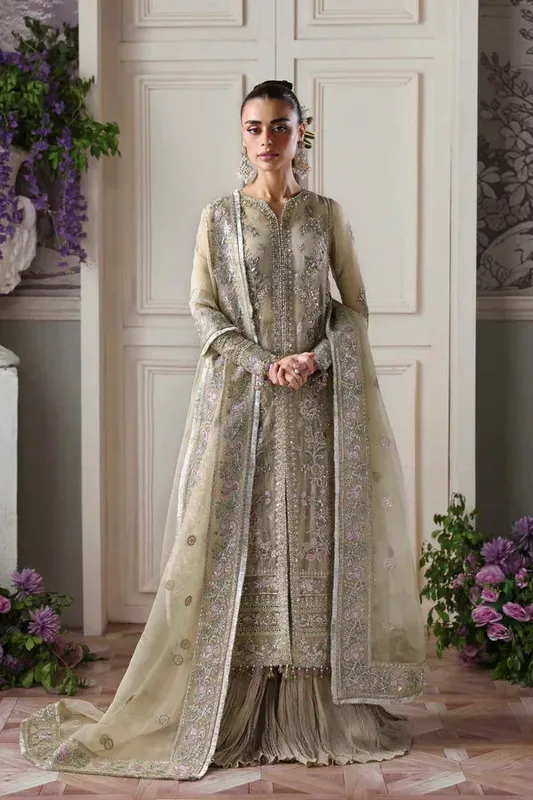 Akbar Aslam Deewani Wedding Formals Raw Silk – view 1 – Poshaq