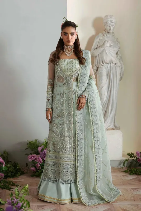 Akbar Aslam Deewani Wedding Formals Raw Silk – view 1 – Poshaq