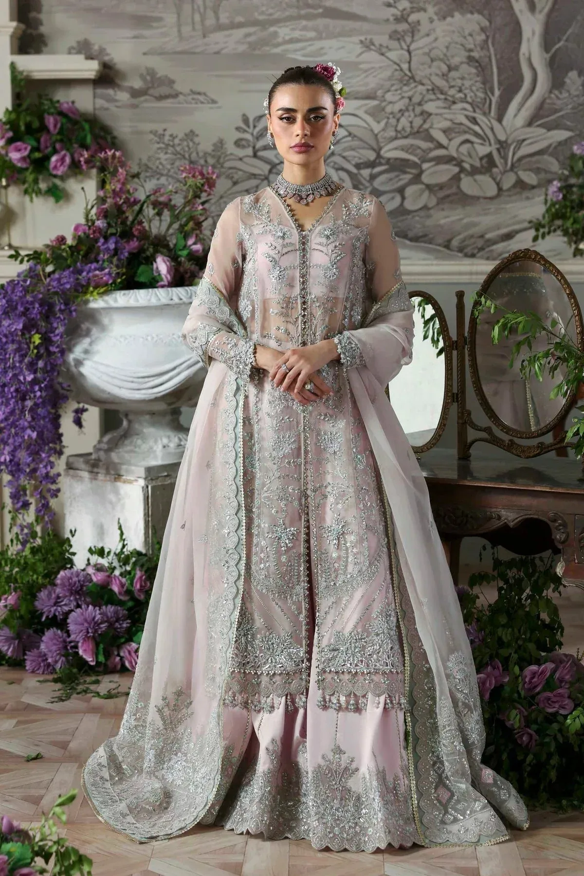 Akbar Aslam Deewani Wedding Formals Raw Silk – view 1 – Poshaq