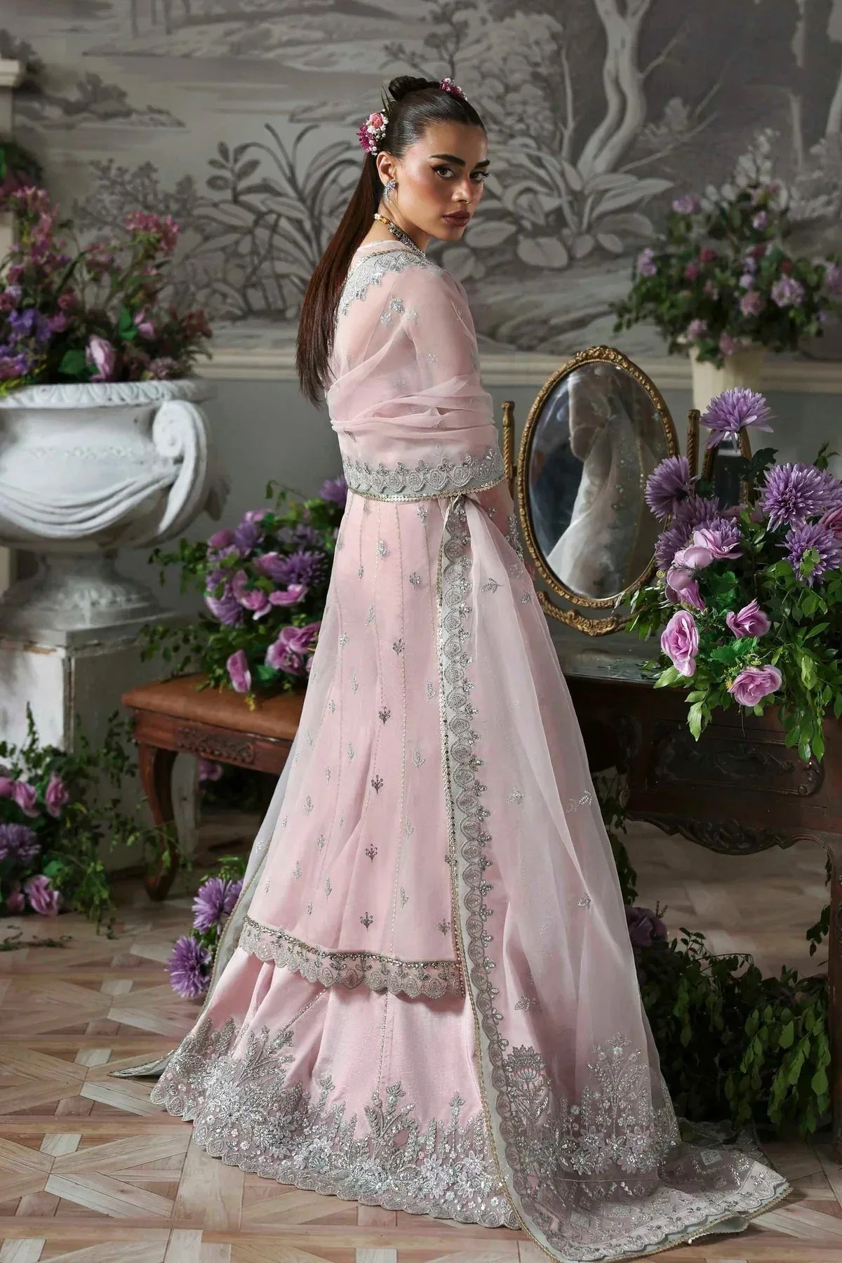 Akbar Aslam Deewani Wedding Formals Raw Silk – view 2 – Poshaq