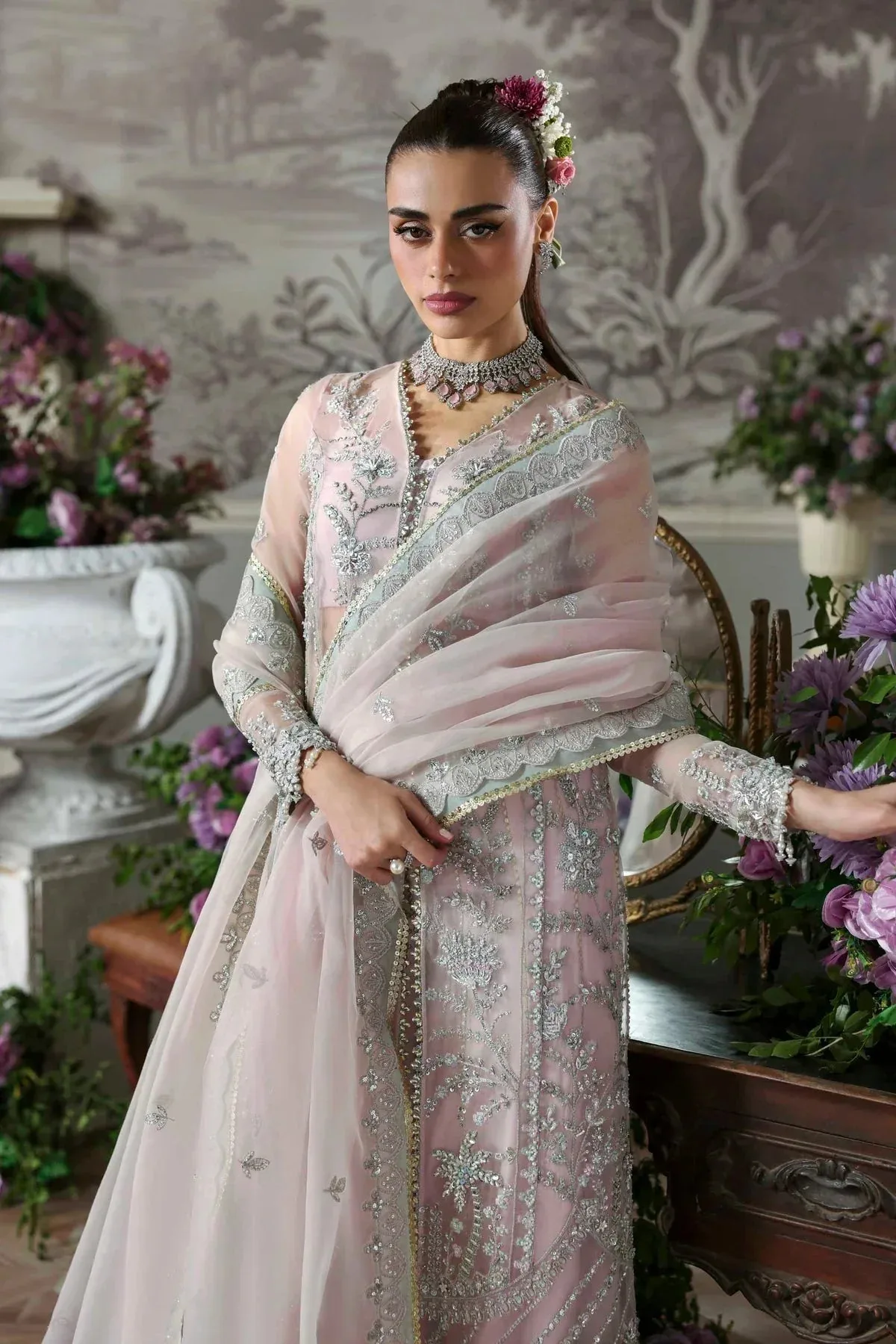 Akbar Aslam Deewani Wedding Formals Raw Silk – view 4 – Poshaq