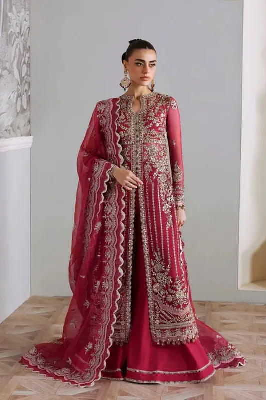Akbar Aslam Deewani Wedding Formals Raw Silk – view 1 – Poshaq