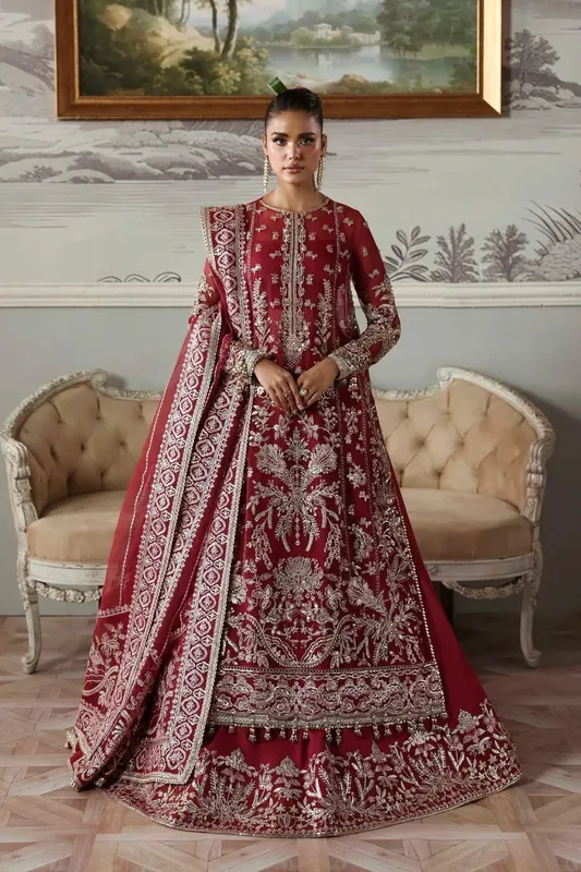 Akbar Aslam Deewani Wedding Formals Raw Silk – view 1 – Poshaq