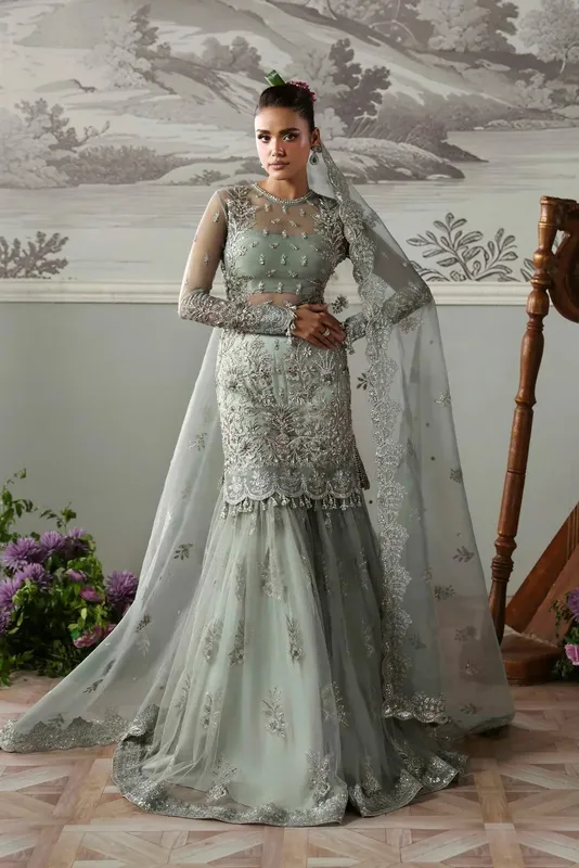Akbar Aslam Deewani Wedding Formals Organza – view 1 – Poshaq