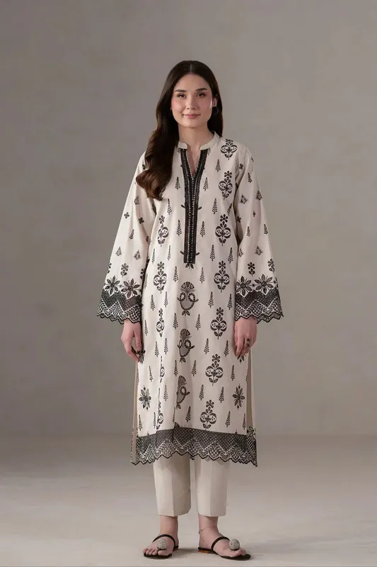 Akbar Aslam Pret Lawn Lawn – view 1 – Poshaq