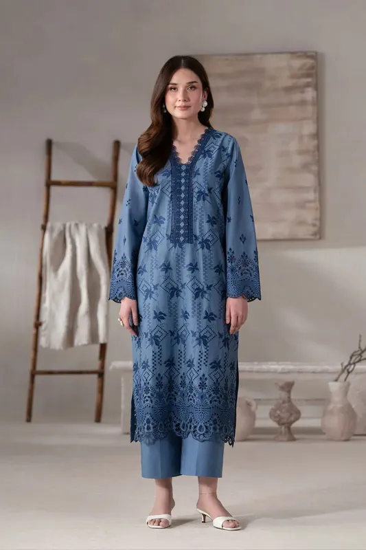 Akbar Aslam Pret Lawn Lawn – view 1 – Poshaq