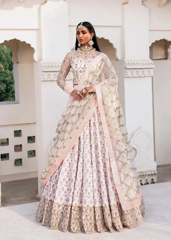 Akbar Aslam Darbar Festive Formals Off White Raw Silk – view 1 – Poshaq