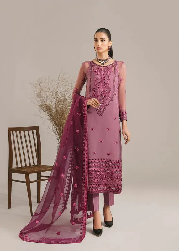 Akbar Aslam Afsana Wedding Formals Organza – view 1 – Poshaq