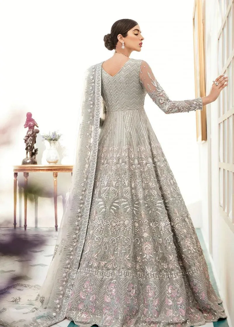 Akbar Aslam Orphic Bridals Black Organza – view 2 – Poshaq