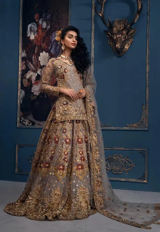 Akbar Aslam Orphic Bridals Tissue – view 1 – Poshaq