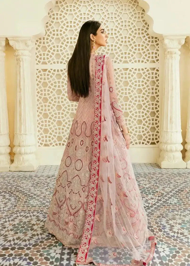 Akbar Aslam Elinor Formals Vol 1 Pink Organza – view 2 – Poshaq
