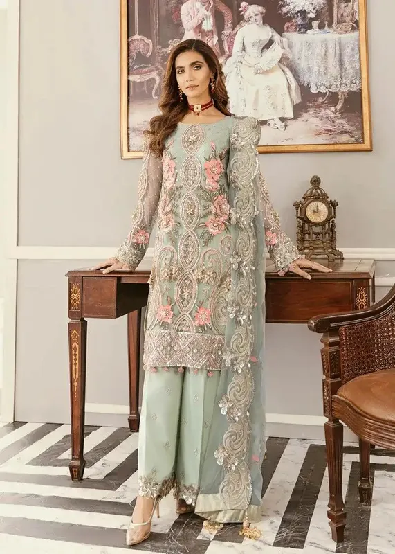 Akbar Aslam Formal Collection Tissue – view 1 – Poshaq