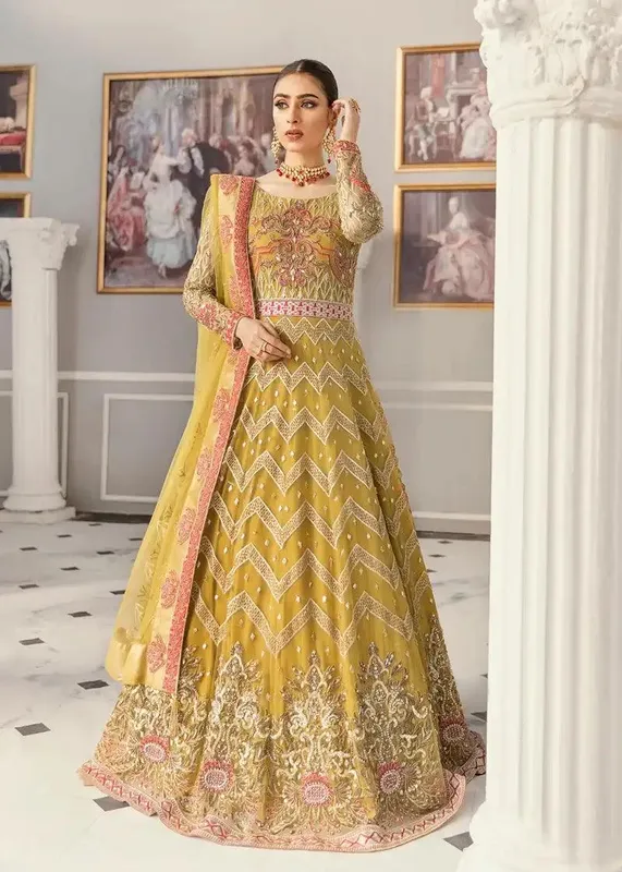 Akbar Aslam Formal Collection Mustard Grip – view 1 – Poshaq
