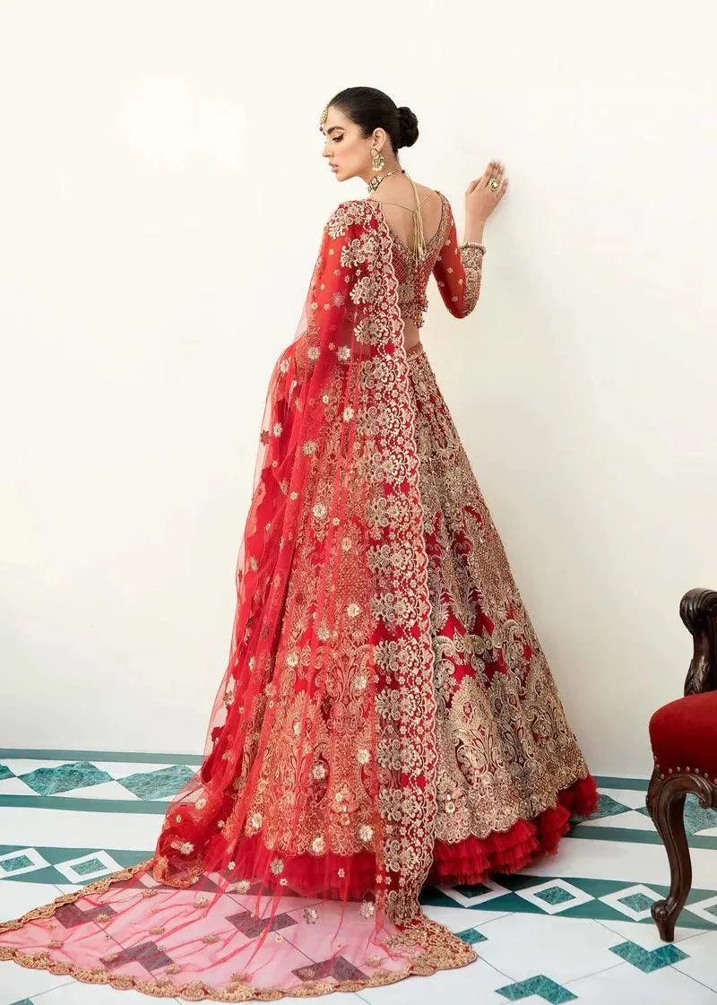 Akbar Aslam Orphic Bridals Red Grip – view 2 – Poshaq