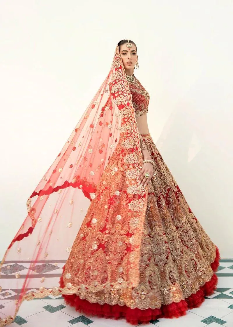 Akbar Aslam Orphic Bridals Red Grip – view 3 – Poshaq