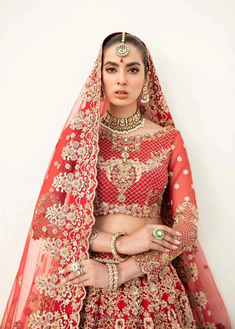 Akbar Aslam Orphic Bridals Red Grip – view 5 – Poshaq