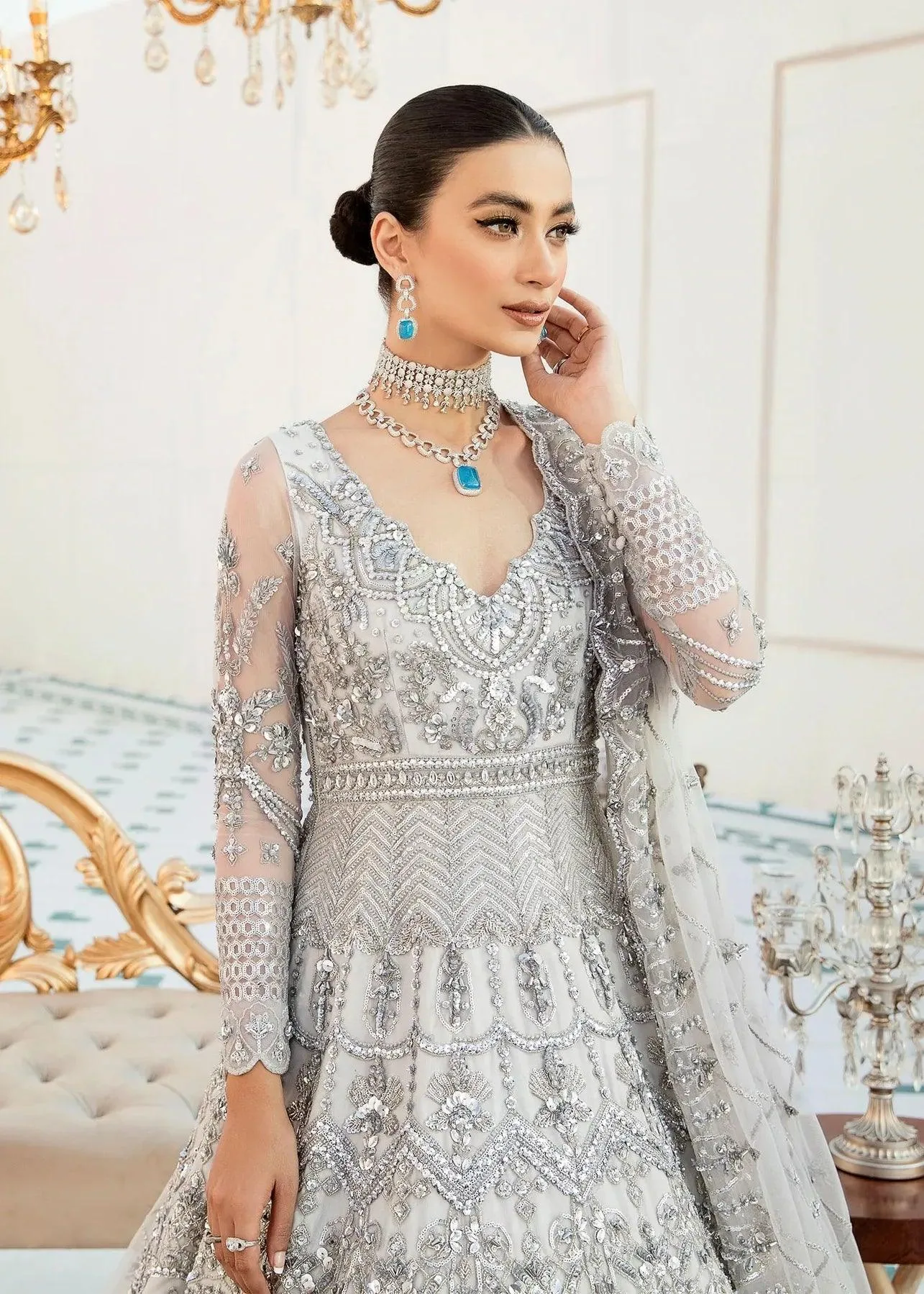Akbar Aslam Orphic Bridals Black Grip – view 3 – Poshaq