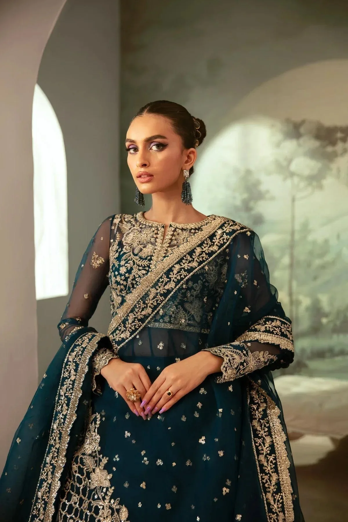 Akbar Aslam Velora Formal Pret – view 3 – Poshaq