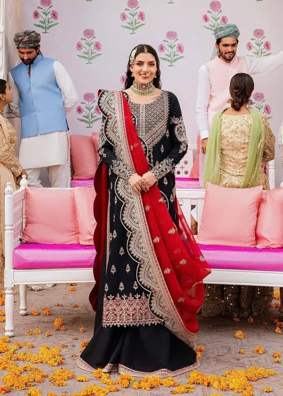Akbar Aslam Raw Silk – view 1 – Poshaq