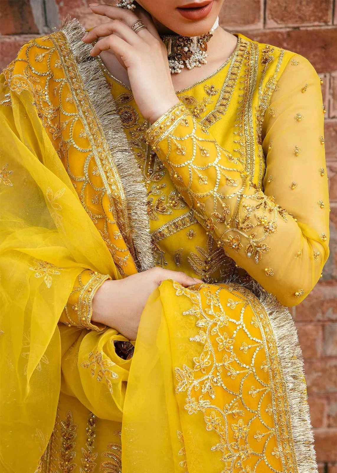 Akbar Aslam Organza – view 7 – Poshaq