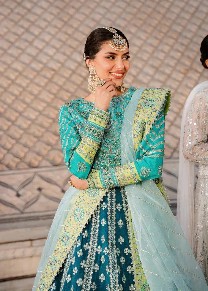 Akbar Aslam Ferozi Raw Silk – view 2 – Poshaq