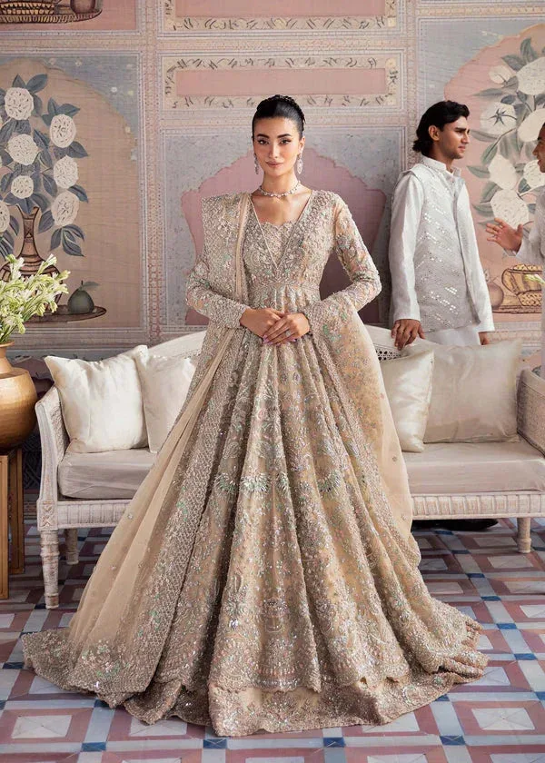 Akbar Aslam Bridal Collection 2024 Peach – view 1 – Poshaq
