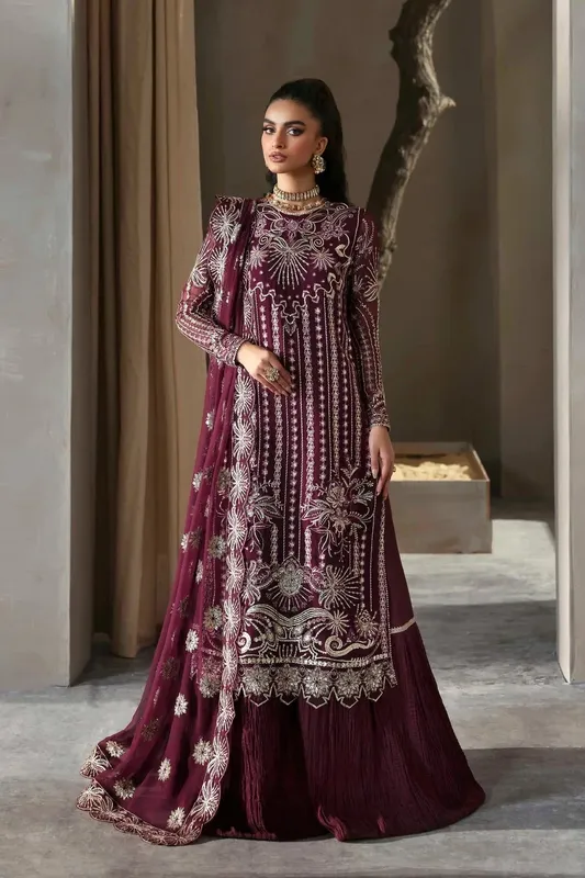 Akbar Aslam Meeras Luxury Chiffon 25 Organza – view 1 – Poshaq