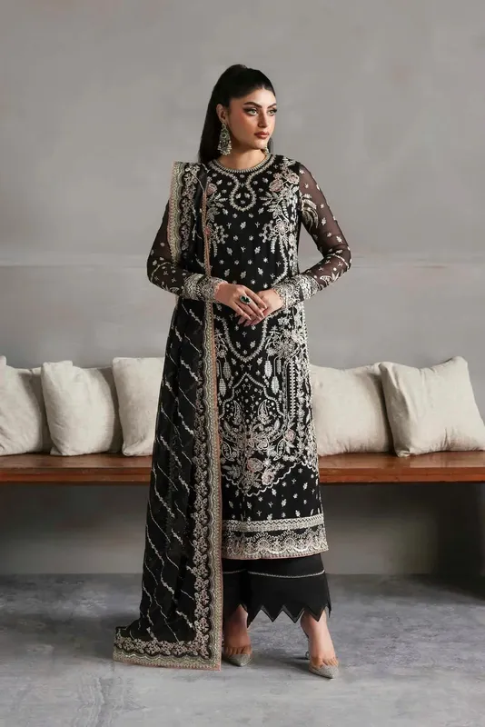 Akbar Aslam Meeras Luxury Chiffon 25 Organza – view 1 – Poshaq