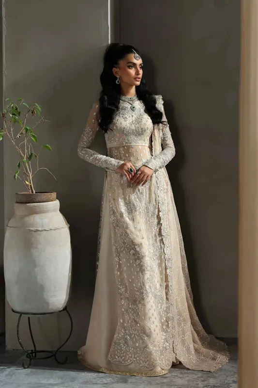 Akbar Aslam Meeras Luxury Chiffon 25 Raw Silk – view 1 – Poshaq