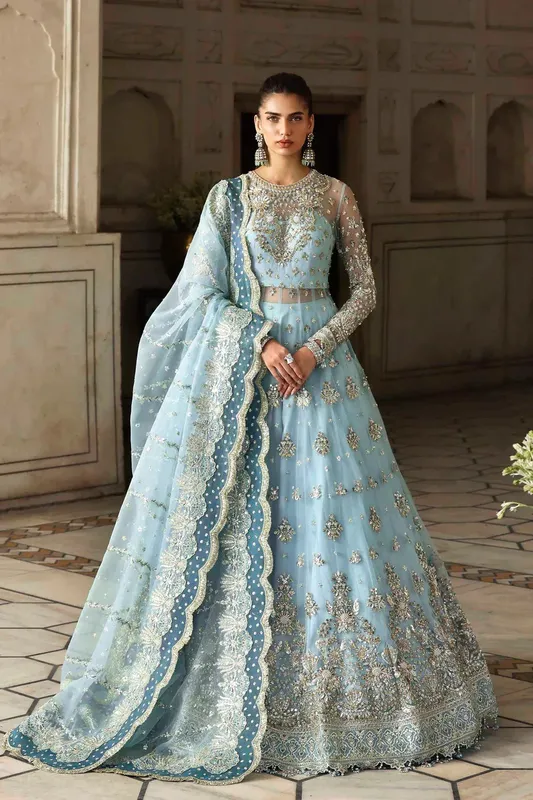Akbar Aslam Rang Mehal Raw Silk – view 1 – Poshaq