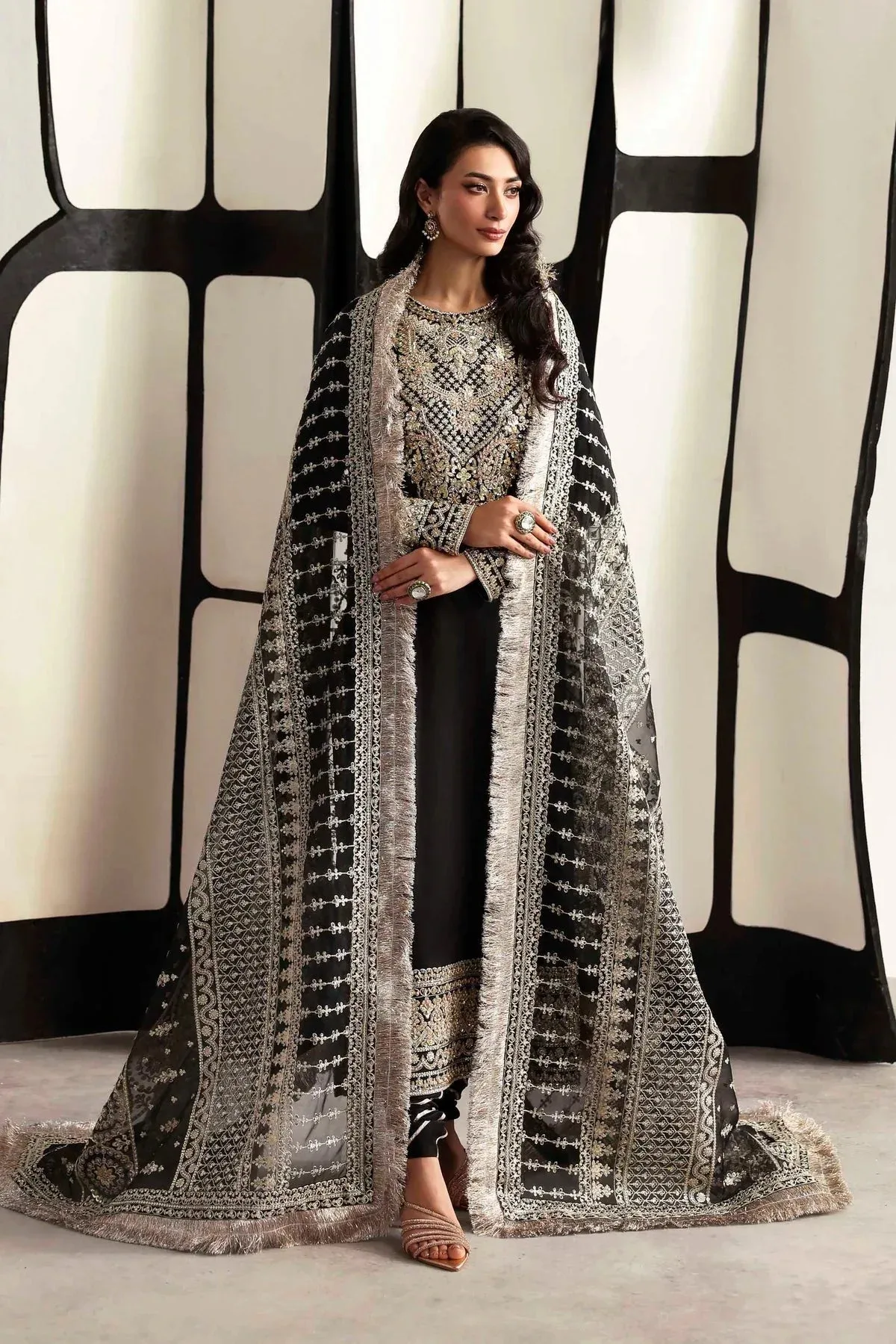 Akbar Aslam Luxury Formals 25 Organza – view 4 – Poshaq