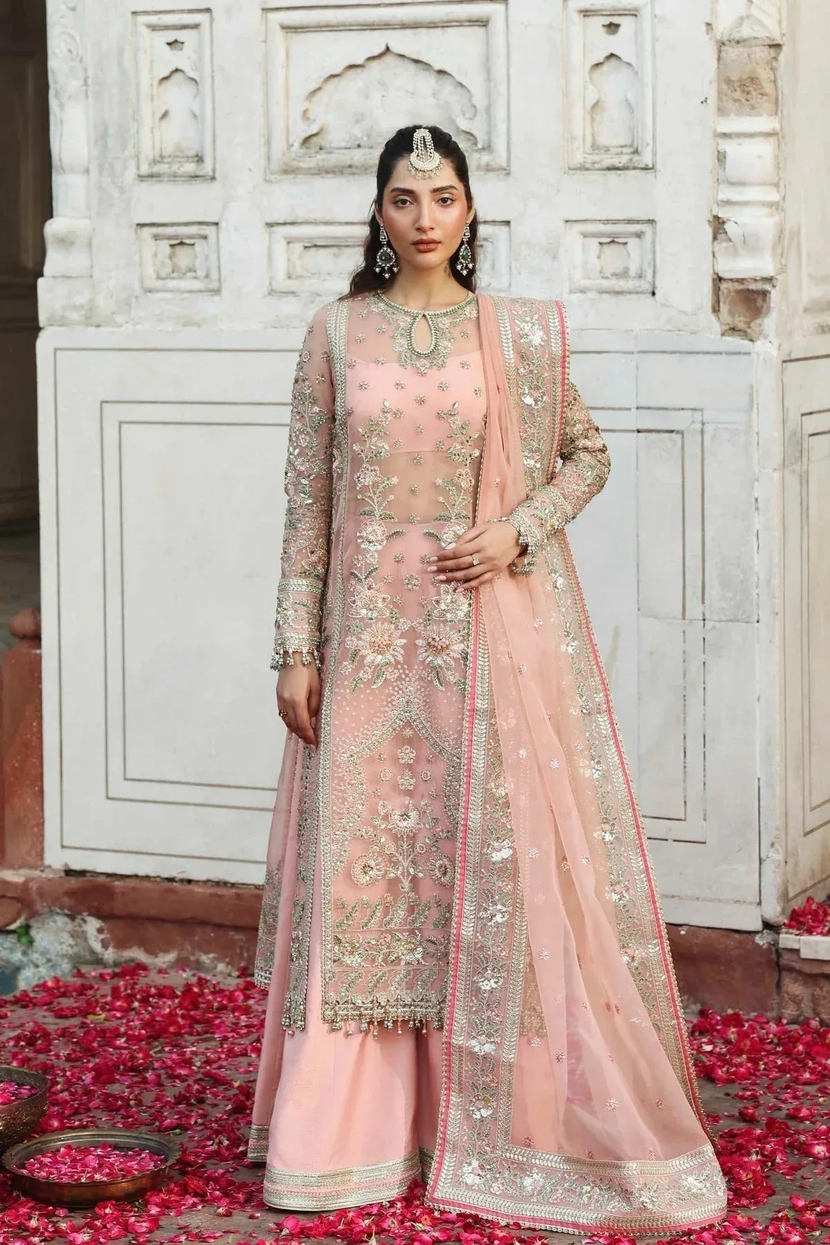 Akbar Aslam Rang Mahal Formals Raw Silk – view 1 – Poshaq