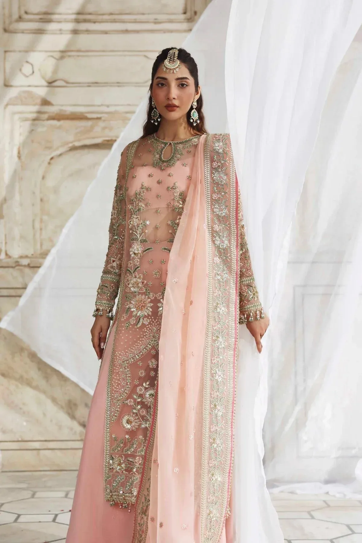 Akbar Aslam Rang Mahal Formals Raw Silk – view 4 – Poshaq