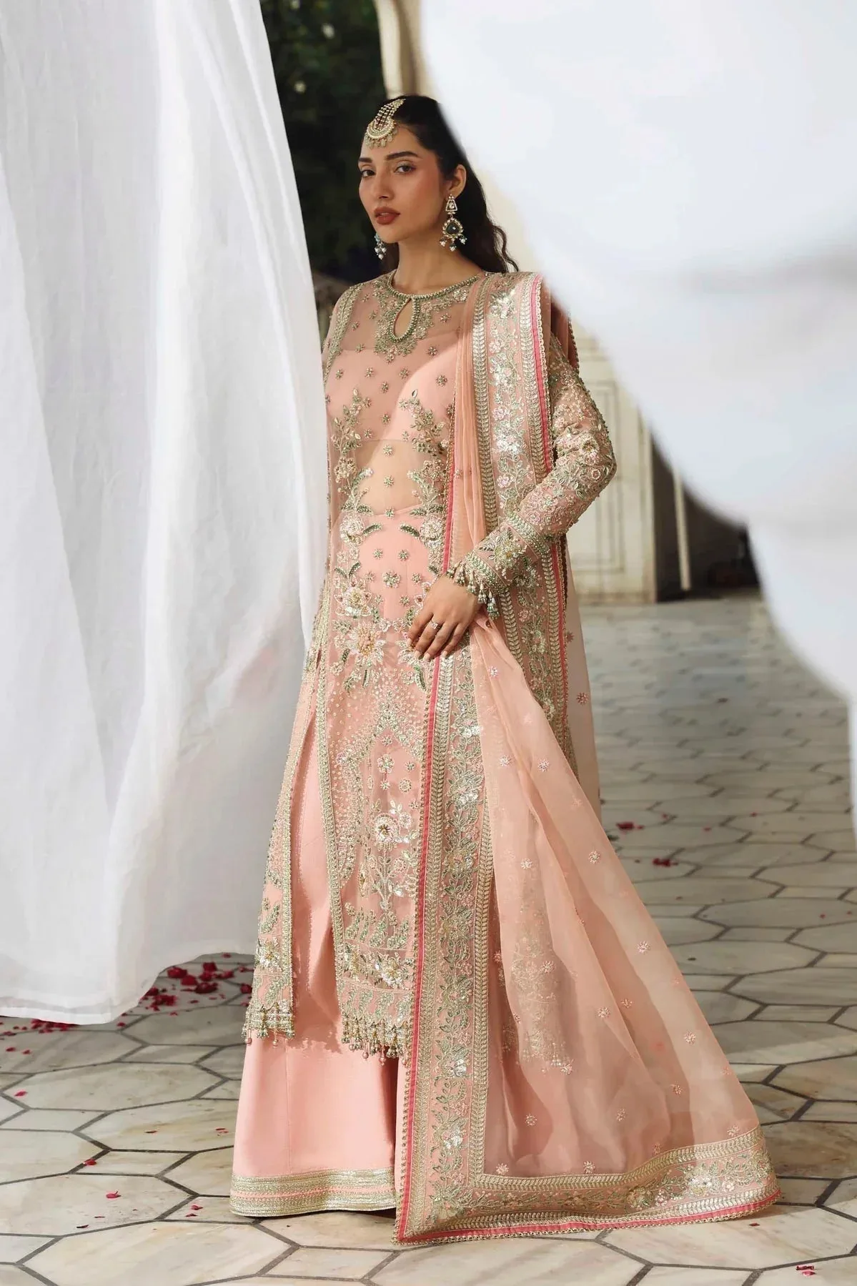 Akbar Aslam Rang Mahal Formals Raw Silk – view 6 – Poshaq