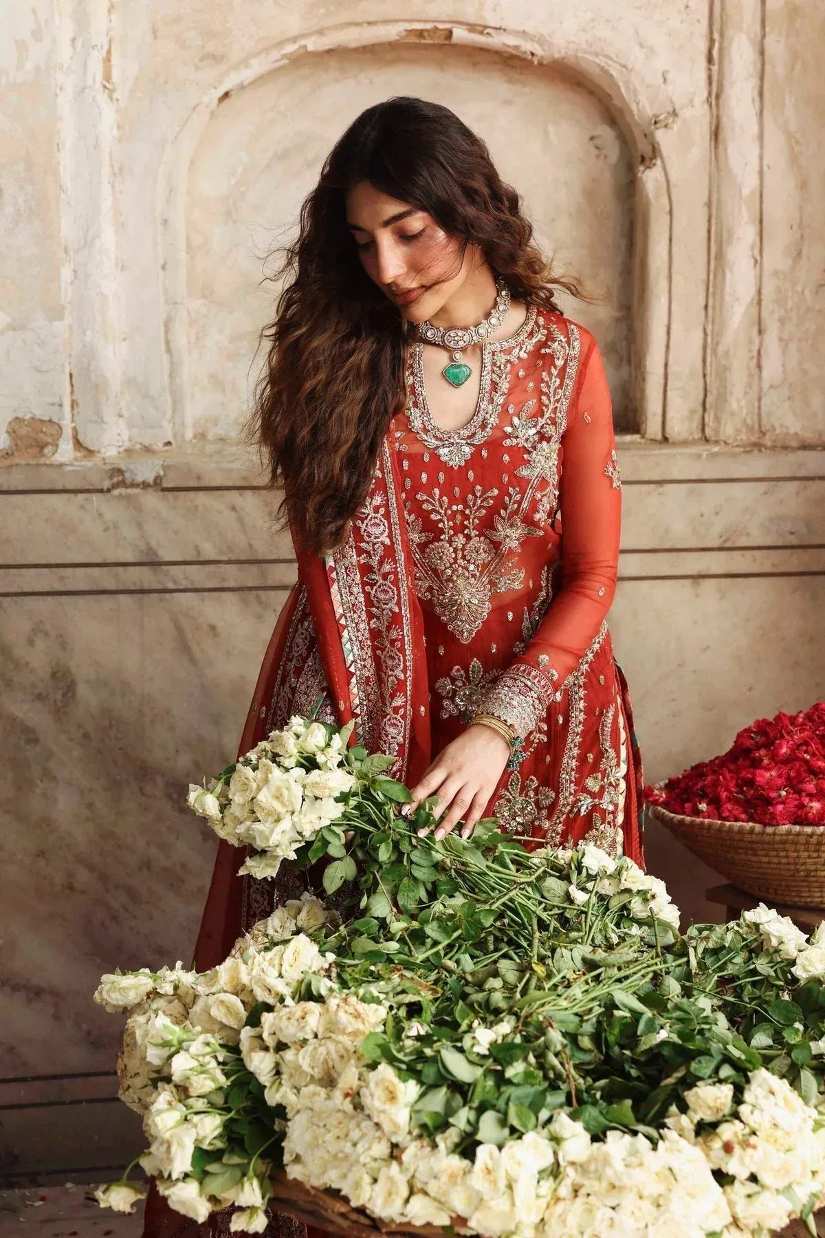 Akbar Aslam Rang Mahal Formals Raw Silk – view 3 – Poshaq