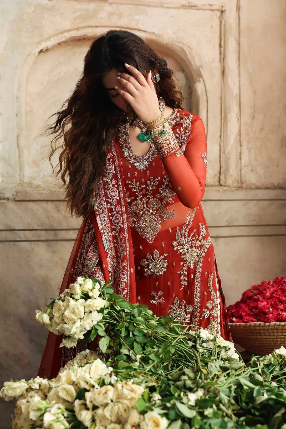 Akbar Aslam Rang Mahal Formals Raw Silk – view 4 – Poshaq